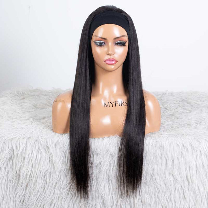 Clearance - Headband Wig Glueless No Lace Indian Hair - 22" Yaki Size 1 - TH012