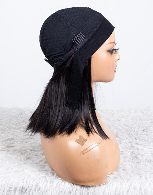 Clearance - Headband Wig Glueless No Lace Indian Hair - 14" Silky Size 1 - MHY-392