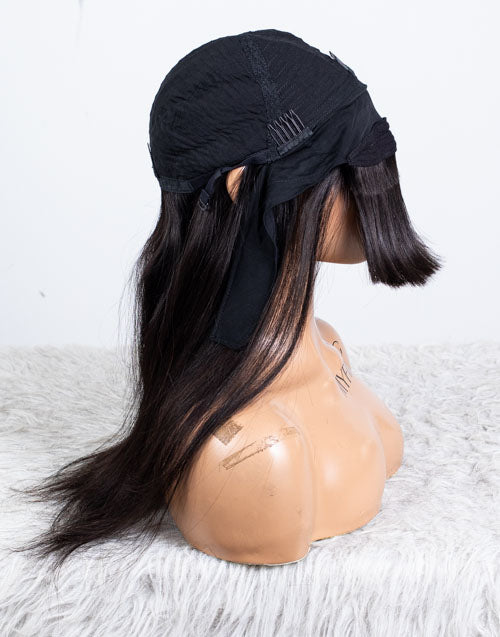 Clearance - Headband Wig Glueless No Lace Malaysian Hair - 20" Silky Size 1 - MHY-394