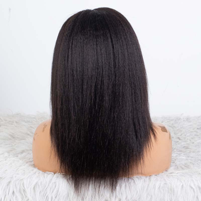 Clearance - 13x6 Lace Front Wig Indian Hair - 10" Kinky Size 1 - TH006