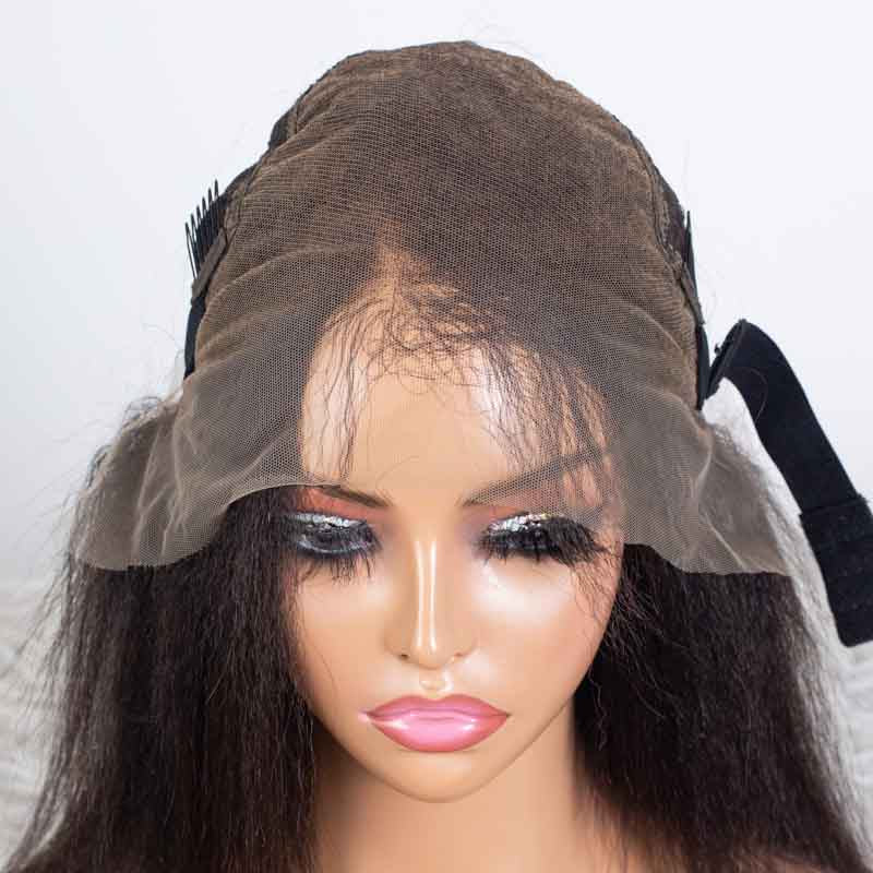 Clearance - 13x6 Lace Front Wig Indian Hair - 10" Kinky Size 1 - TH006