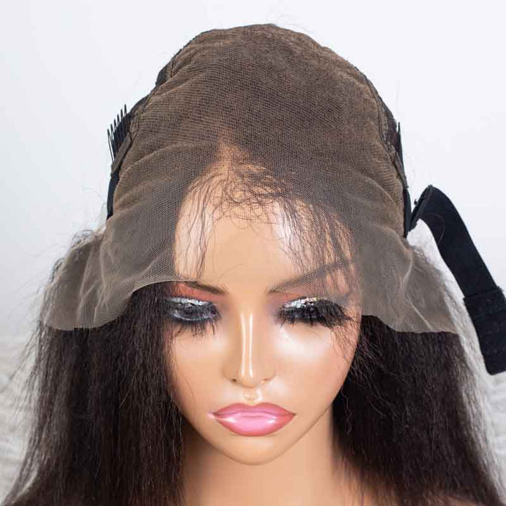 Clearance - 13x6 Lace Front Wig Indian Hair - 10" Kinky Size 1 - TH006