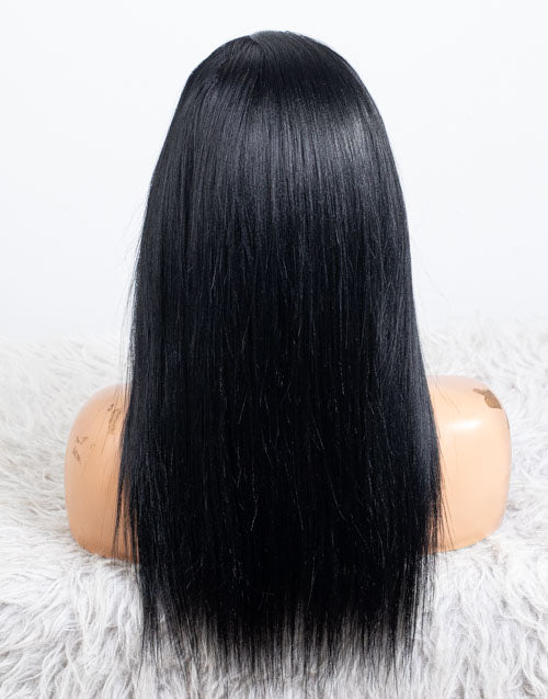 Clearance - Headband Wig  Indian Hair - 16" Yaki  Size-1 - MHY-651
