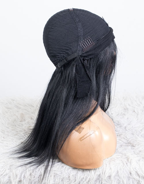 Clearance - Headband Wig  Indian Hair - 16" Yaki  Size-1 - MHY-651