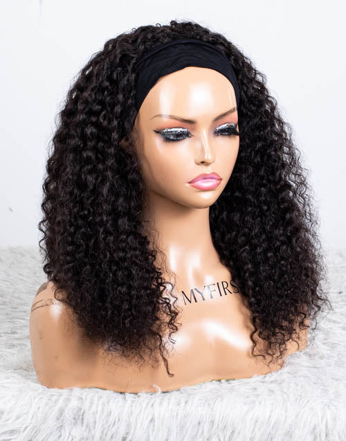 Clearance - Headband Wig Glueless No Lace Malaysian Hair - 20" Silky Size 1 - MHY-405