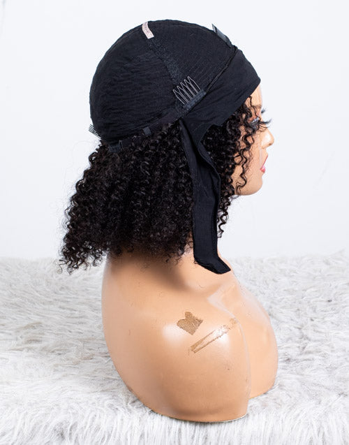 Clearance - Headband Wig Glueless No Lace Malaysian Hair - 14" Silky Size 1 - MHY-378