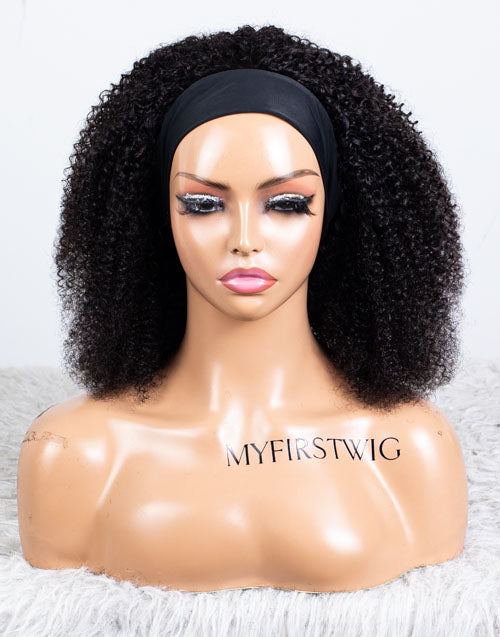 Clearance - Headband Wig Glueless No Lace Indian Hair - 14" Silky Size 1 - MHY-383