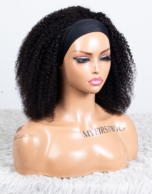 Clearance - Headband Wig Glueless No Lace Indian Hair - 14" Silky Size 1 - MHY-383