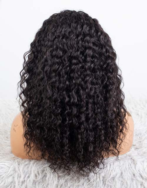 Clearance - Headband Wig  Malaysian Hair - 16" Curly Size 1 - MH-803