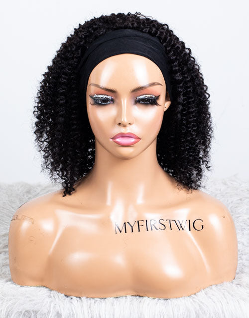 Clearance - Headband Wig Glueless No Lace Indian Hair - 14" Silky Size 1 - MHY-399