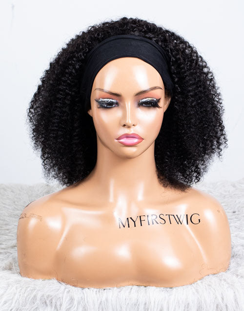 Clearance - Headband Wig Glueless No Lace Indian Hair - 14" Silky Size 1 - MHY-389