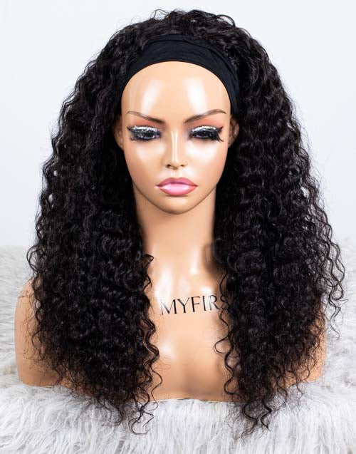 Clearance - Headband Wig Glueless No Lace Malaysian Hair - 20" Silky Size 1 - MHY-376