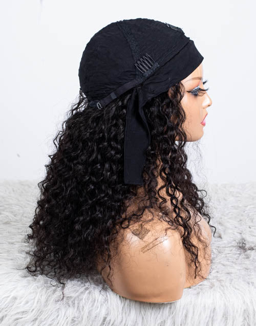 Clearance - Headband Wig Glueless No Lace Malaysian Hair - 20" Silky Size 1 - MHY-376