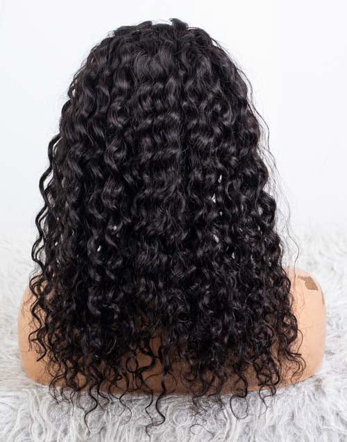 Clearance - Headband Wig  Indian Hair - 18" Curly Size 1- MHY-575