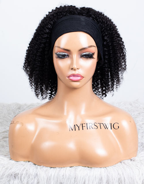 Clearance - Headband Wig Glueless No Lace Indian Hair - 12" Silky Size 1 - MHY-411