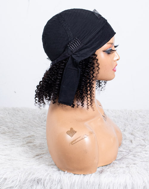 Clearance - Headband Wig Glueless No Lace Indian Hair - 12" Silky Size 1 - MHY-411