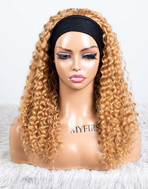 Ausverkauf - Stirnbandperücke ohne Kleber, keine Spitze, indisches Haar, 12 Zoll, seidig, Größe 1 - MHY-246