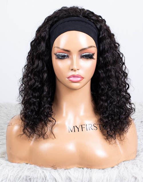 Clearance - Headband Wig Glueless No Lace Indian Hair - 14" Silky Size 1 - MHY-379