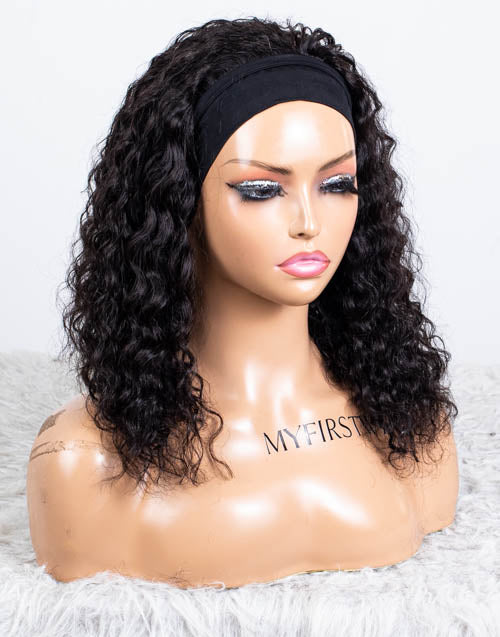 Clearance - Headband Wig Glueless No Lace Indian Hair - 14" Silky Size 1 - MHY-379