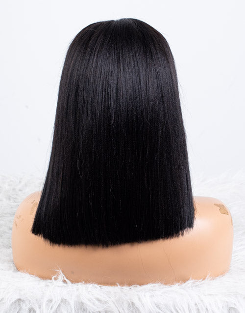 Clearance - 13x6" Lace Front Wig Indian Hair - 14" Yaki Size 1 - MTY-1654