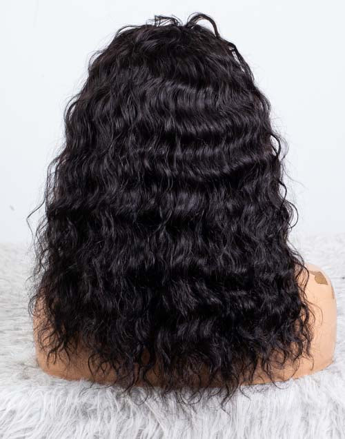 Ausverkauf - Stirnbandperücke ohne Kleber, keine Spitze, indisches Haar, 12 Zoll, seidig, Größe 1 - MHY-246