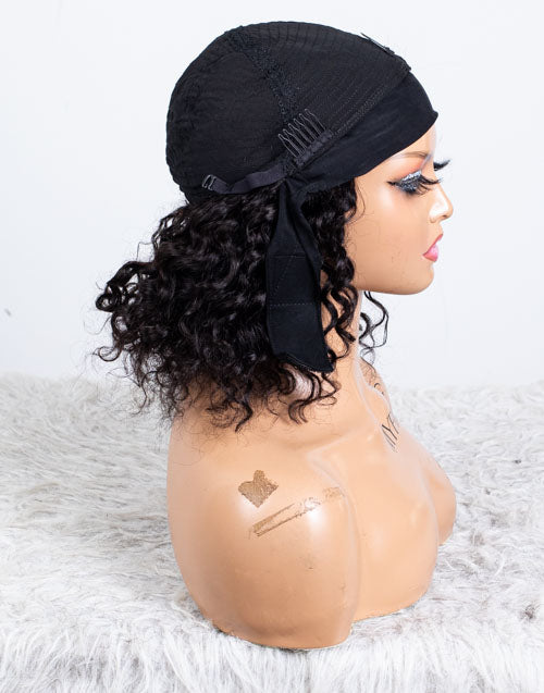 Clearance - Headband Wig Glueless No Lace Indian Hair - 10" Silky Size 1 - MHY-387