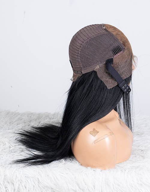 Clearance - 13x6" Indian Hair 160% Density - 20" Yaki Size 2 - MTY-2459