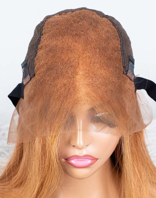 Clearance - 13x6" Indian Hair 160% Density - 14 Inch Yaki Size 2 - MTY-4134