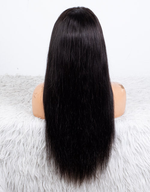 Clearance - 5x5" Closure Wig Indian Hair - 20" Silky Size Average - MTY-4123