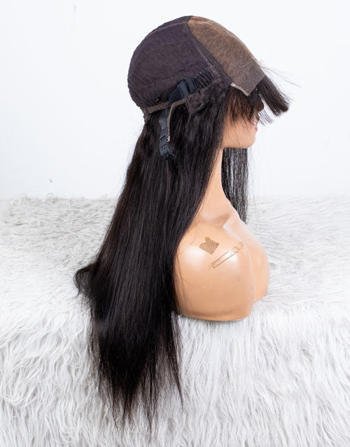 Clearance - 5x5" Closure Wig Indian Hair - 20" Silky Size Average - MTY-4123