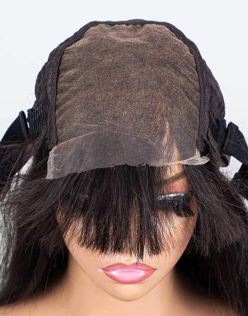 Clearance - 5x5" Closure Wig Indian Hair - 20" Silky Size Average - MTY-4123