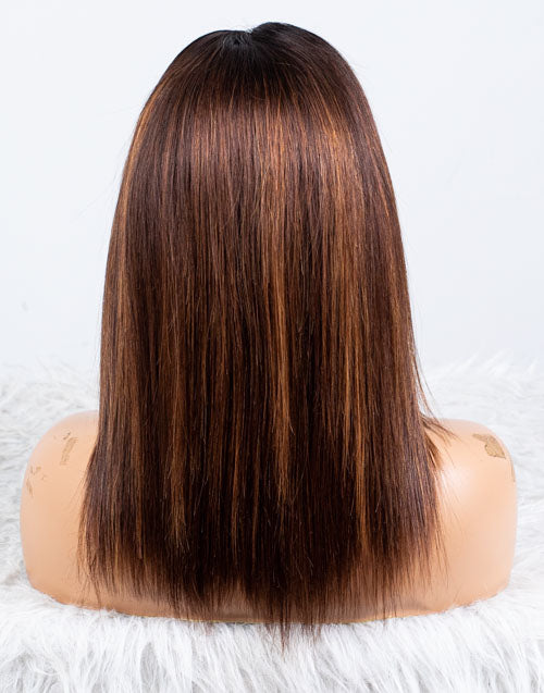 Clearance - 13x4" Lace Front Wig Indian Hair - 12" Silky Size 1 - MTY-1685