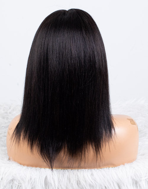 Clearance - 13x4" Lace Front Wig Indian Hair - 10" Yaki Size 1 - MTY-1674