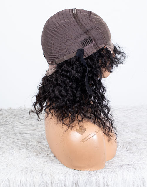 Clearance - 4x4" Closure Wig Indian Hair 160% Density - 12" Silky Size Average - MTY-4127