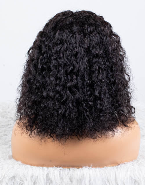 Clearance - 4x4" Closure Wig Indian Hair - 12" Silky Size Average - MTY-1660