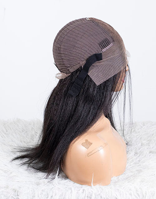 Clearance - 13x6" Lace Front Wig Indian Hair - 14" Kinky Size 1 - MTY-3334