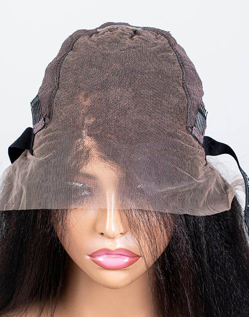 Clearance - 13x6" Lace Front Wig Indian Hair - 14" Kinky Size 1 - MTY-3334