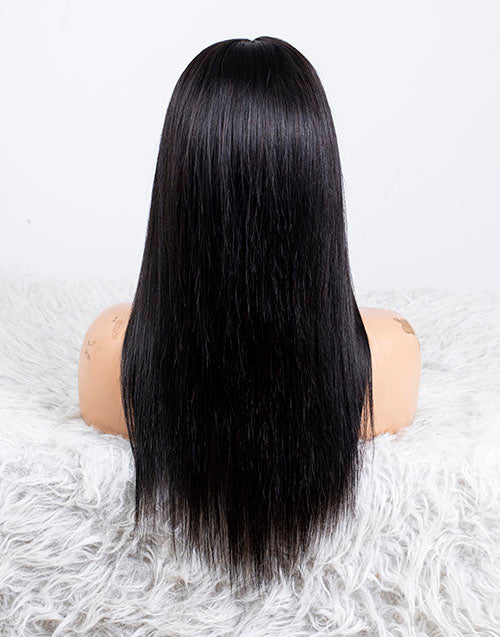 Clearance - 5x5" Closure Wig Indian Hair - 16" Silky Size Average - MT-3446