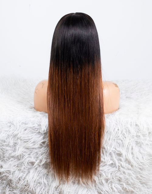 Clearance - 5x5" Closure Wig Indian Hair - 22" Silky Size Average - MT-3459