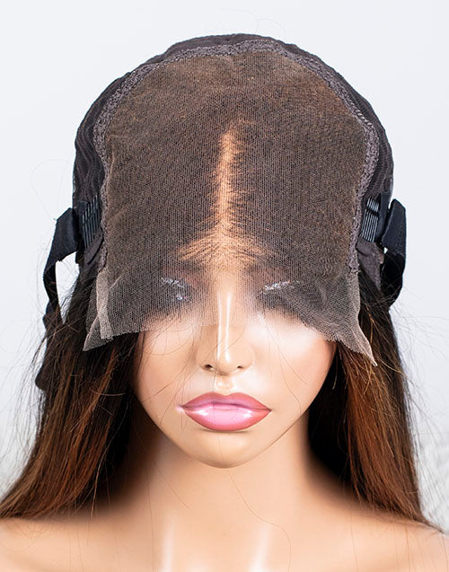 Clearance - 5x5" Closure Wig Indian Hair - 22" Silky Size Average - MT-3459