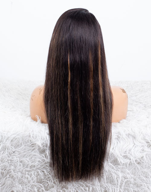 Clearance - 10x6" Closure Wig Indian Hair - 20" Silky Size 1 - MTY-4357