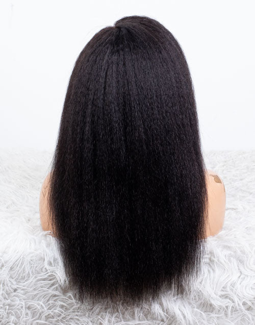 Clearance - 10x6" Closure Wig Indian Hair - 16" Kinky Size 1 - MTY-4398