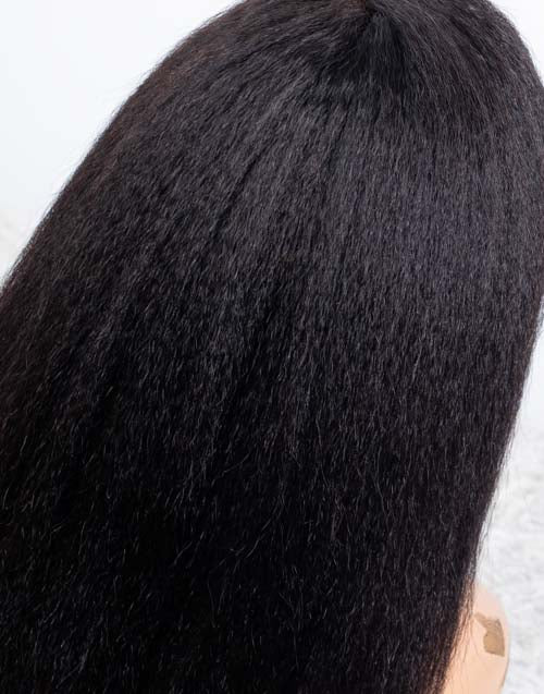 Clearance - 10x6" Closure Wig Indian Hair - 16" Kinky Size 1 - MTY-4398