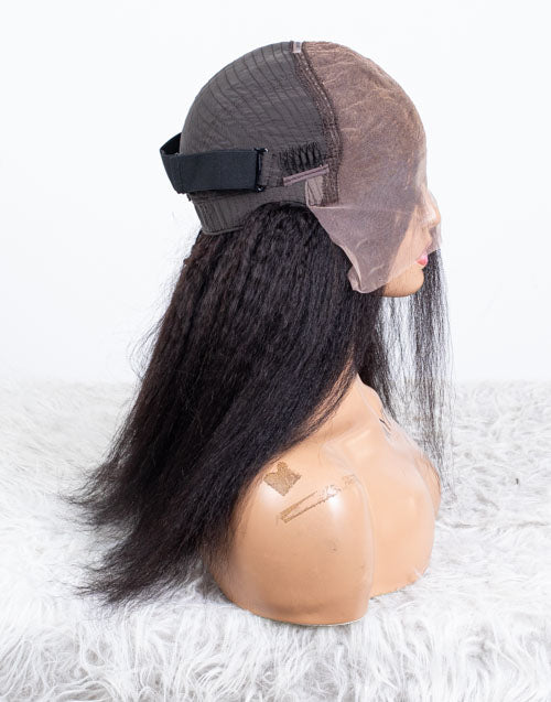 Clearance - 10x6" Closure Wig Indian Hair - 16" Kinky Size 1 - MTY-4398