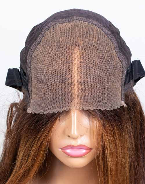 Clearance - 5x5" Closure Wig Indian Hair - 14" Yaki Size Average - MTY-4370