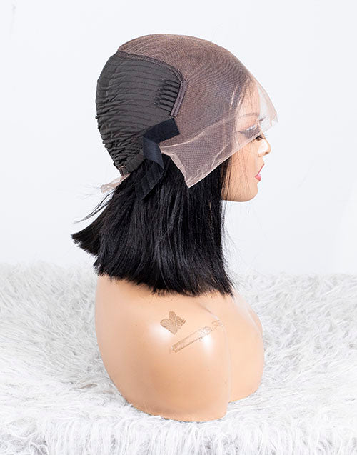 Clearance - 13x6" Lace Front Wig Indian Hair 160% Density - 12" Yaki Size 1 - MTY-3340