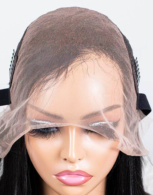 Clearance - 13x6" Lace Front Wig Indian Hair 160% Density - 12" Yaki Size 1 - MTY-3340