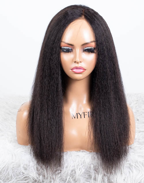 Clearance - 13x6" Indian Hair - 16" Kinky Size 1 - MTY-4402