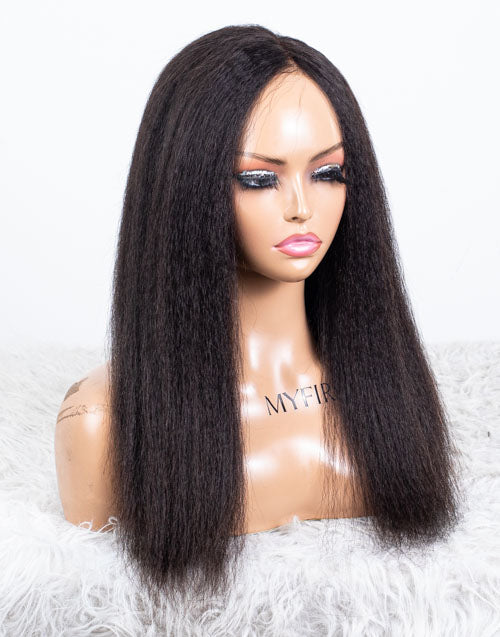 Clearance - 13x6" Indian Hair - 16" Kinky Size 1 - MTY-4402