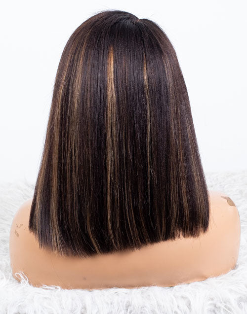 Clearance - 13x6" Indian Hair - 12" Yaki Size 1 - MTY-4352